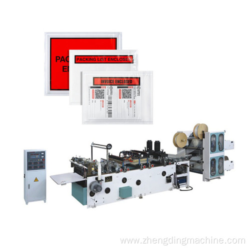 Computerized Packing List Envelope Making Machine